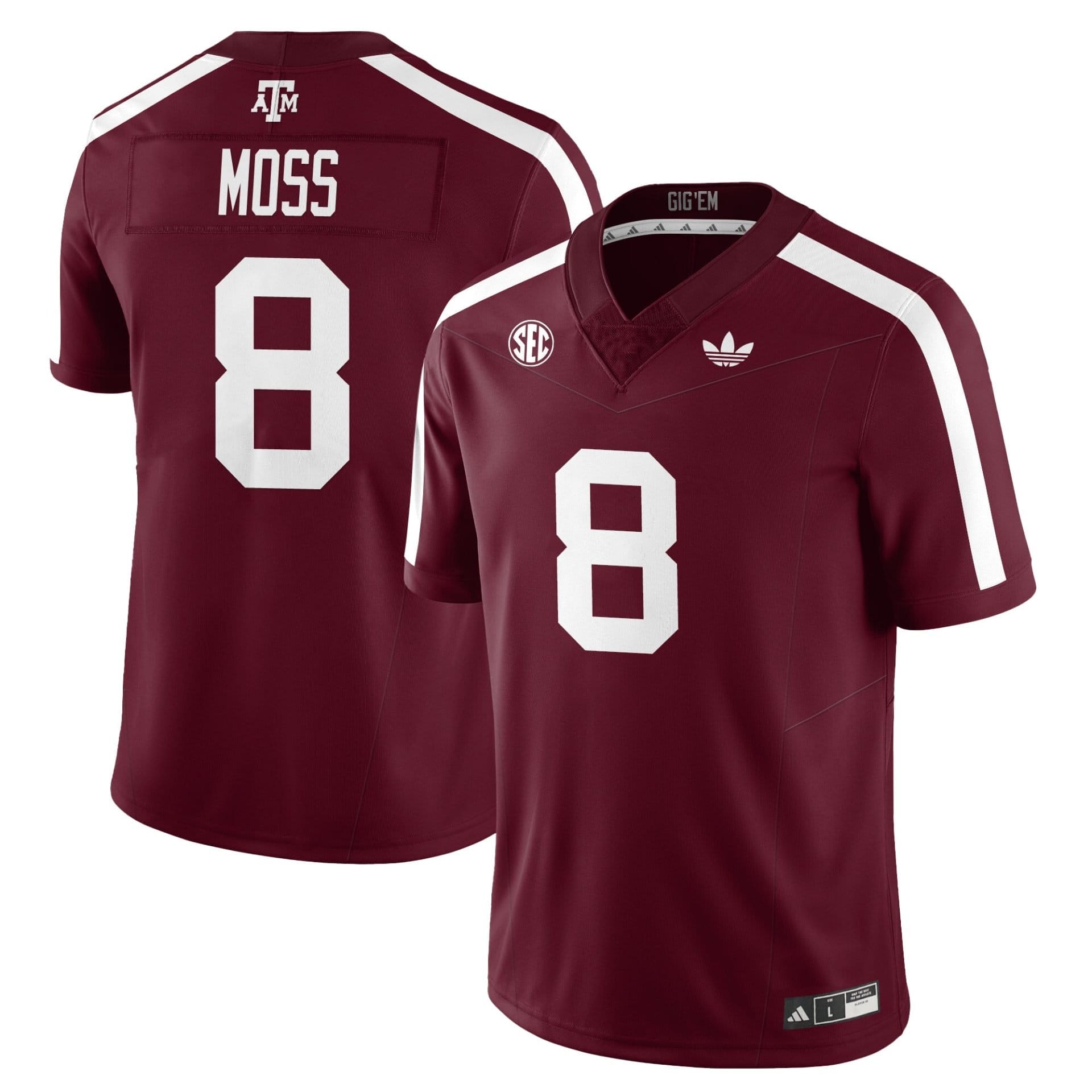 Texas A&M Aggies Football 1975 Throwback Jersey - All Stitched 5 Texas A&M Aggies Football 1975 Throwback Jersey - All Stitched - Image 5
