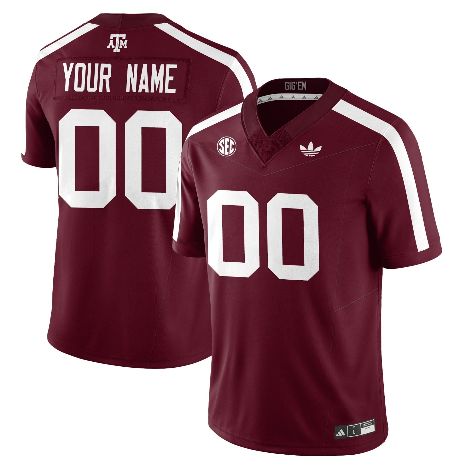 Texas A&M Aggies Football 1975 Throwback Jersey - All Stitched 7 Texas A&M Aggies Football 1975 Throwback Jersey - All Stitched - Image 7
