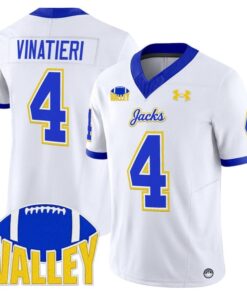 Alternative view of Adam Vinatieri Jersey #4 South Dakota State Jackrabbits 2025 Stitched