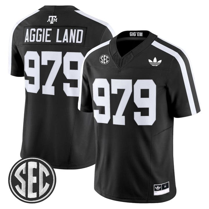 Aggie Land Jersey #979 Texas A&M Aggies 2025 Vapor V2 Stitched