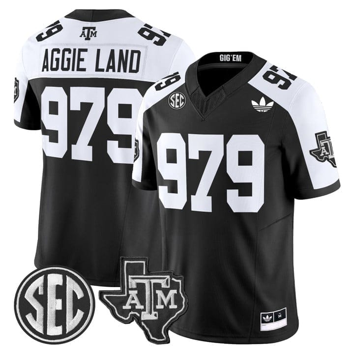 Aggie Land Jersey #979 Texas A&M Aggies 2025 Vapor V2 Stitched - Image 3