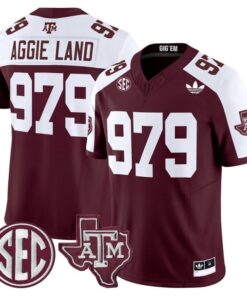 Aggie Land Jersey 979 Texas A M Aggies 2025 Vapor V2 Stitched Maroon Alter b361ccc8 1c67 406c 9ee0 b46cfac2d9de