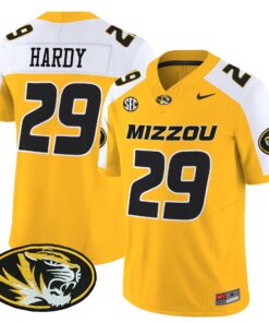 Ahmad Hardy Jersey 29 Missouri Tigers 2025 Vapor Limited Stitched Gold Alter