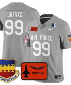 Aidan Swartz Jersey #99 Air Force 2025 Honor F-16 Stitched