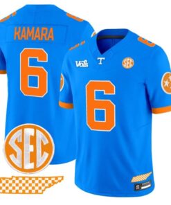 Alvin Kamara Jersey #6 Tennessee Volunteers Blue Blaze Edition Stitched