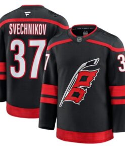 Alternative view of Andrei Svechnikov Jersey #37 Carolina Hurricanes 2025 - 26 Premium Stitched