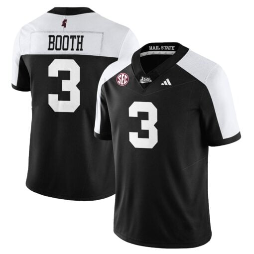 Anthony Evans III Jersey #3 Mississippi State Darkness 2025 Stitched - Image 2