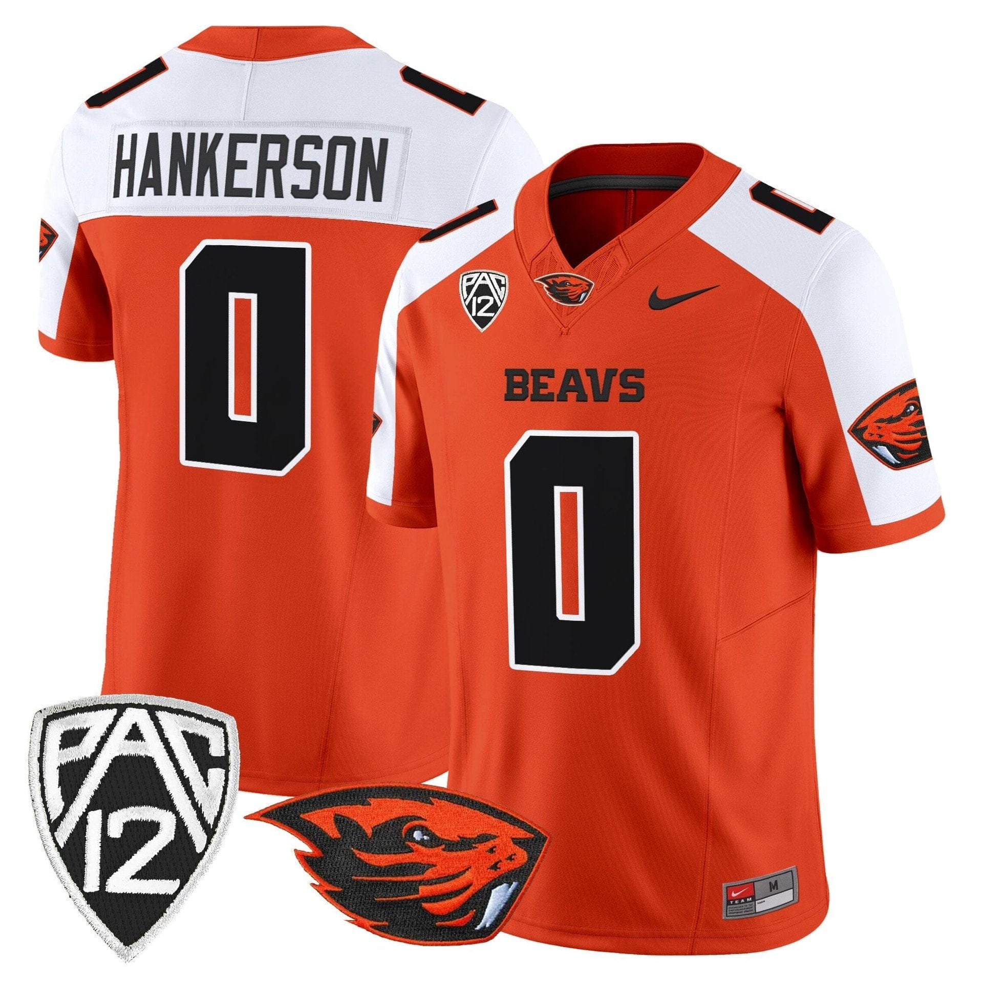 Anthony Hankerson Jersey #0 Oregon State Beavers 2025 Limited Stitched 4 Anthony Hankerson Jersey #0 Oregon State Beavers 2025 Limited Stitched - Image 4