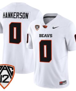 Alternative view of Anthony Hankerson Jersey #0 Oregon State Beavers 2025 Limited Stitched