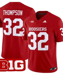 Anthony Thompson Jersey #32 Indiana Hoosiers 2025 Limited Stitched 9 Anthony Thompson Jersey 32 Indiana Hoosiers 2025 Limited Stitched Crimson