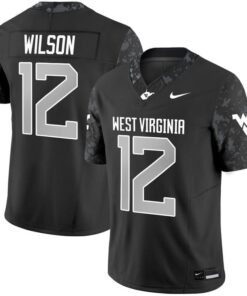 Anthony Wilson Jr Jersey #12 West Virginia Mountaineers 2025 Stitched