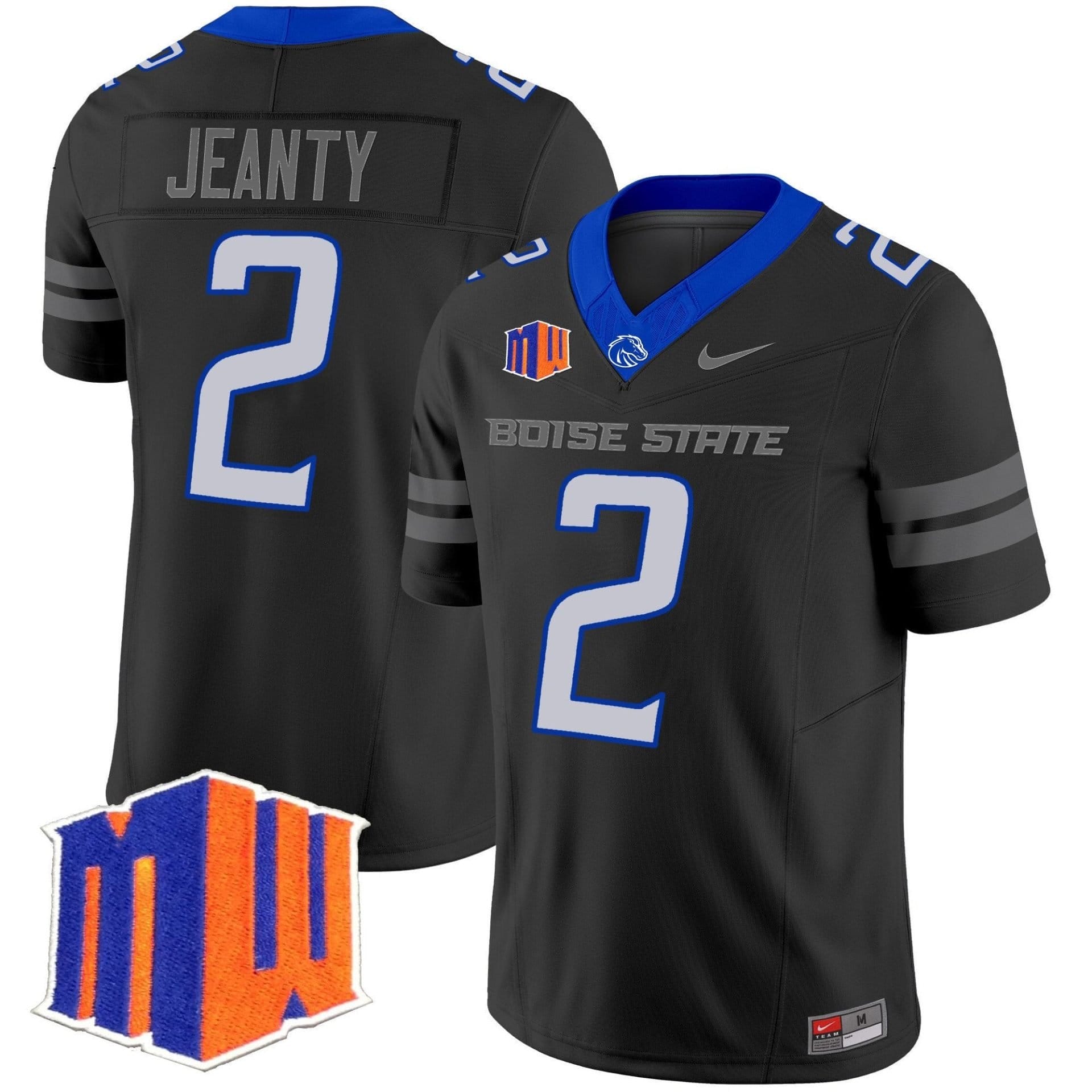 Ashton Jeanty Jersey #2 Boise State Broncos 2025 Vapor Stitched 1 Ashton Jeanty Jersey #2 Boise State Broncos 2025 Vapor Stitched