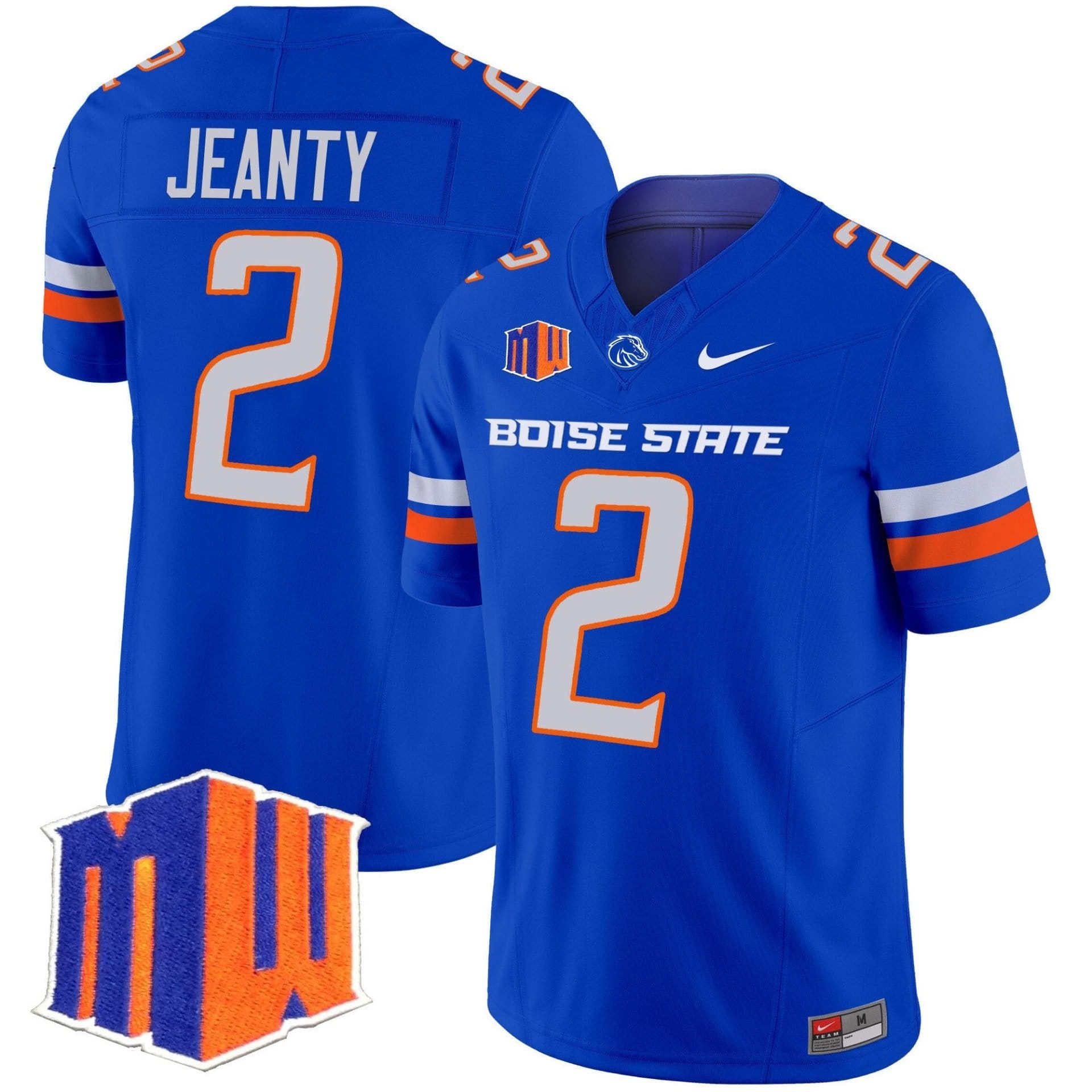 Ashton Jeanty Jersey #2 Boise State Broncos 2025 Vapor Stitched 5 Ashton Jeanty Jersey #2 Boise State Broncos 2025 Vapor Stitched - Image 5