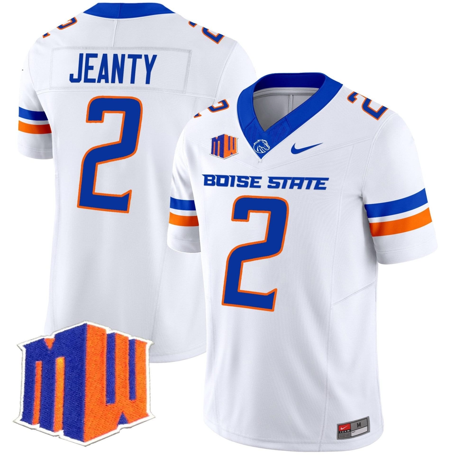 Ashton Jeanty Jersey #2 Boise State Broncos 2025 Vapor Stitched 2 Ashton Jeanty Jersey #2 Boise State Broncos 2025 Vapor Stitched - Image 2