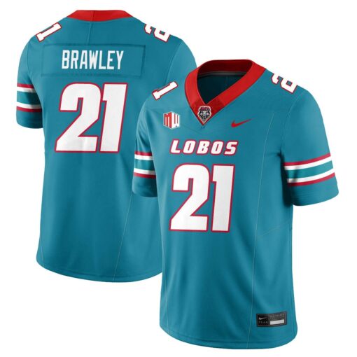 Austin Brawley Jersey #21 UNM Lobo Football 2025 All Stitched