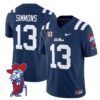 Austin Simmons Jersey 13 Ole Miss Rebels 2025 Limited V2 Stitched Navy