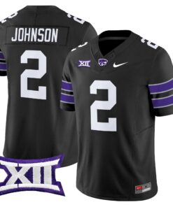 Avery Johnsonn Jersey #2 Kansas State Wildcats 2025 Limited Stitched