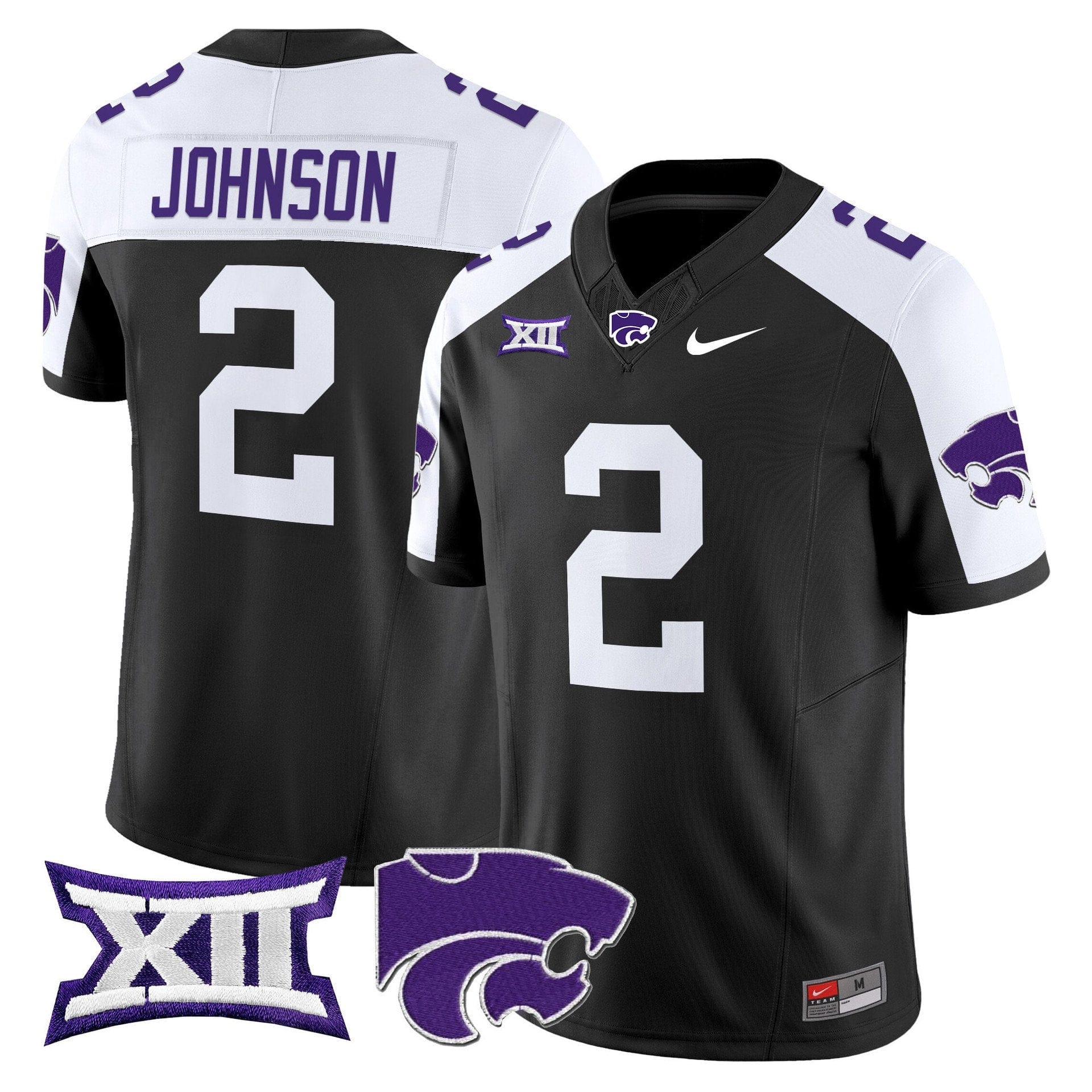 Avery Johnsonn Jersey #2 Kansas State Wildcats 2025 Limited Stitched - Image 3
