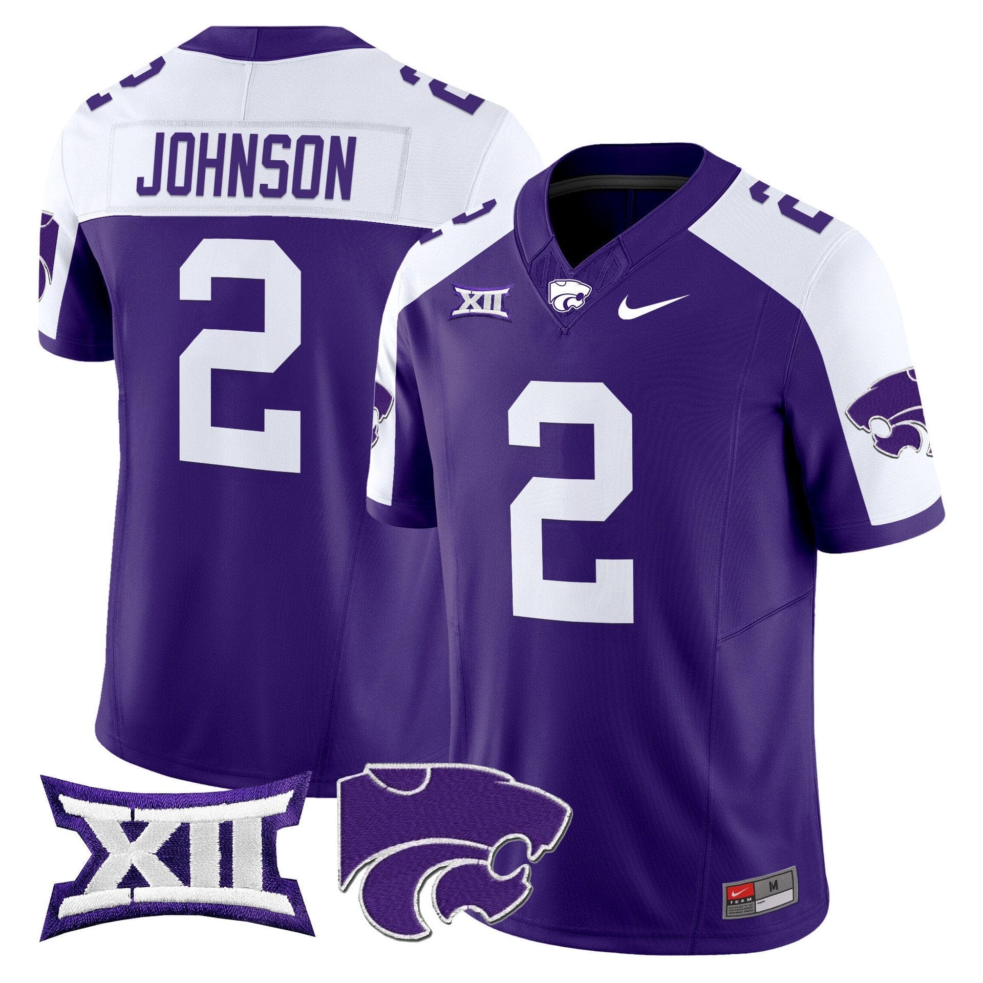 Avery Johnsonn Jersey #2 Kansas State Wildcats 2025 Limited Stitched - Image 4