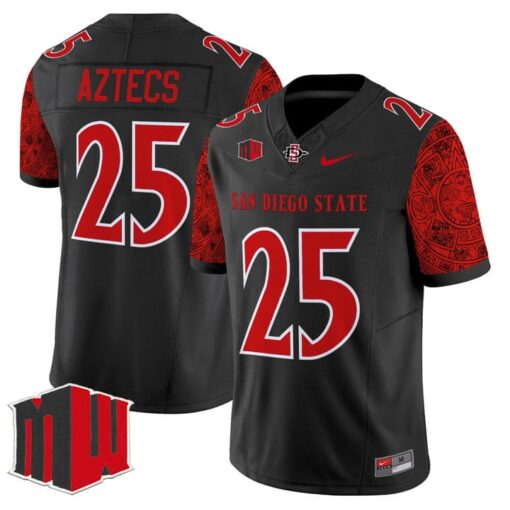 Aztecs Jersey #25 San Diego State Aztecs 2025 Vapor Limited Stitched
