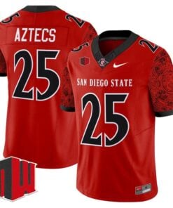 Alternative view of Aztecs Jersey #25 San Diego State Aztecs 2025 Vapor Limited Stitched