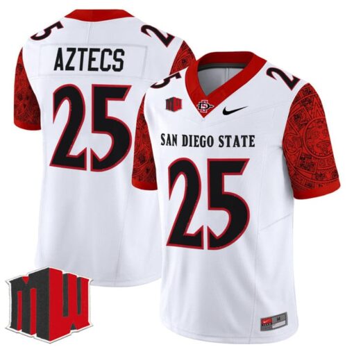 Aztecs Jersey #25 San Diego State Aztecs 2025 Vapor Limited Stitched - Image 3