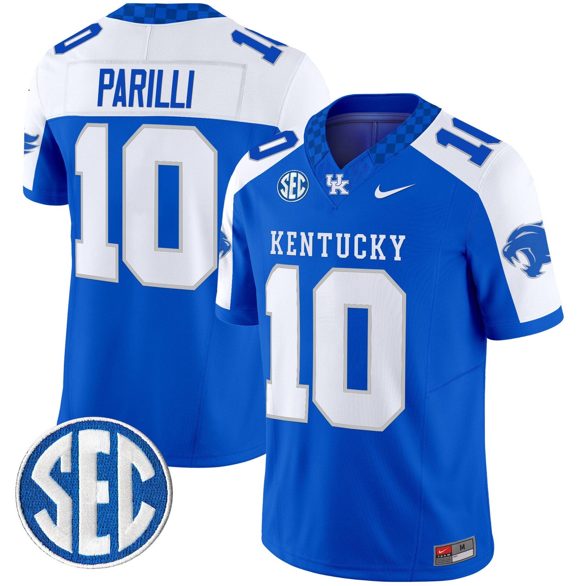 Babe Parilli Jersey #10 Kentucky Wildcats 2025 Limited Stitched - Image 3