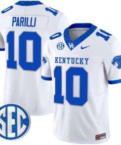 Alternative view of Babe Parilli Jersey #10 Kentucky Wildcats 2025 Limited Stitched