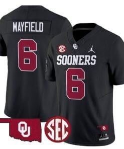 Baker Mayfield Jersey #6 Oklahoma Sooners 2025 Limited Stitched