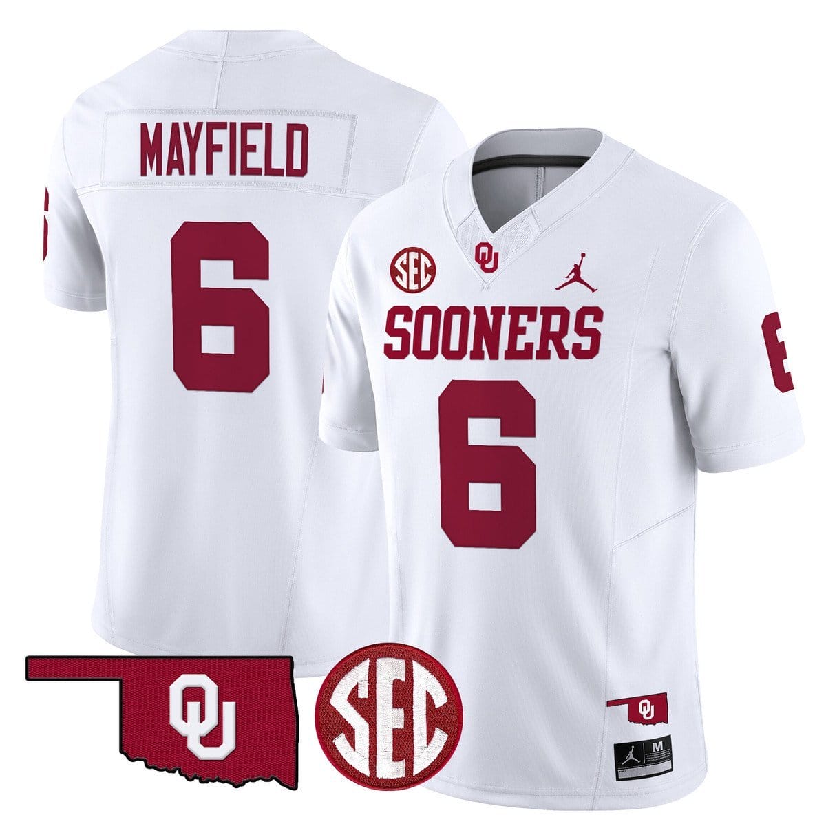 Baker Mayfield Jersey #6 Oklahoma Sooners 2025 Limited Stitched - Image 2