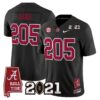 Bama Jersey 205 Alabama 2021 CFP National Championship Alabama Map Black 6fb5ff12 6049 4944 8513 ff2c2507abba