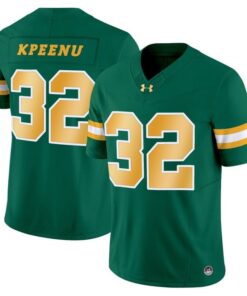 Barry Kpeenu Jersey 32 North Dakota State Bison Limited Stitched Green