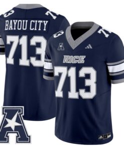 Alternative view of Bayou City Jersey #713 Rice Owls 2025 Vapor Limited Stitched