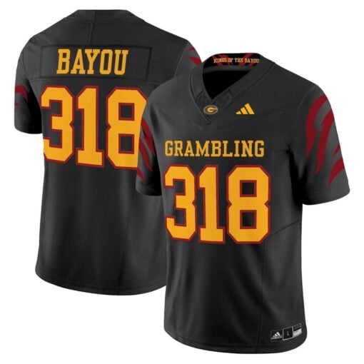 Bayou Jersey #318 Grambling Tigers 2025 Vapor Limited Stitched