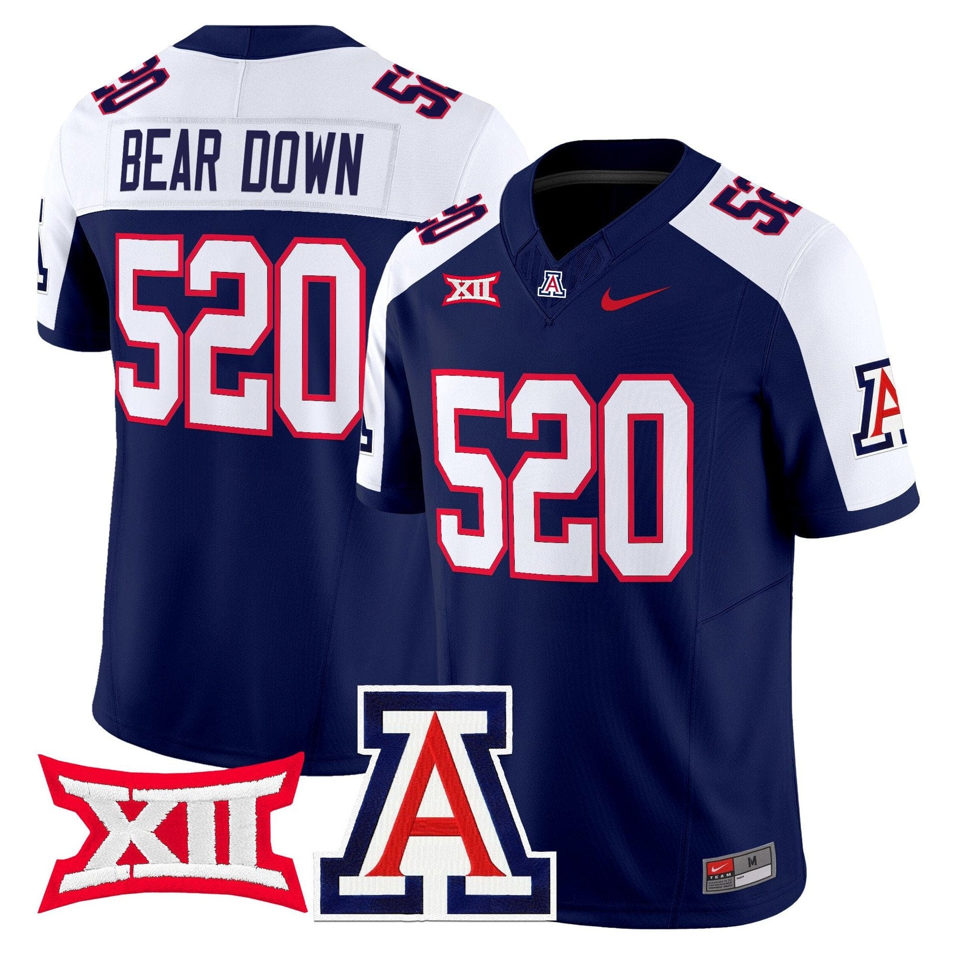 Bear Down Jersey #520 Arizona Wildcats 2025 Limited Stitched