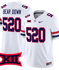 Alternative view of Bear Down Jersey #520 Arizona Wildcats 2025 Limited Stitched