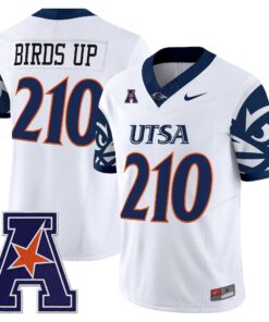 Birds Up Jersey #210 UTSA Roadrunners 2025 Vapor Limited V2 Stitched