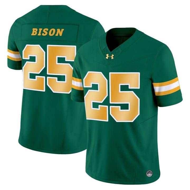 Bison Jersey #25 North Dakota State Bison Vapor Limited Stitched - Image 5