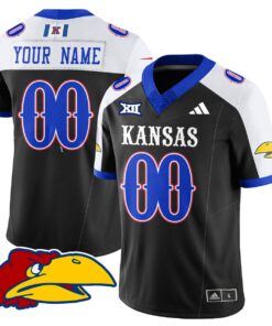 Custom Kansas Jayhawks Football Jersey Name, Number 2025 Limited All Stitched 7 Black Alternate Your Name b0c3757a c64a 4e73 a6aa be31f8a7334a