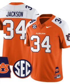 Bo Jackson Jersey #34 Auburn Tigers Alabama Patch Vapor Stitched 8 Bo Jackson Jersey 34 Auburn Tigers Alabama Patch Vapor Stitched Orange Alter