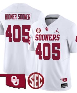 Boomer Sooner Jersey #405 Oklahoma Sooners 2025 Limited Stitched