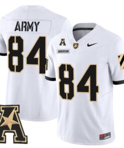 Alternative view of Brady Anderson Jersey #84 Army Black Knights 2025 Vapor Stitched