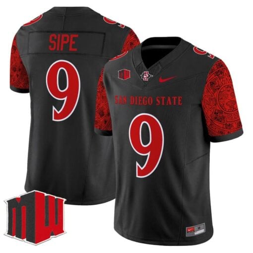 Brian Sipe Jersey #9 San Diego State Aztecs 2025 Limited Stitched