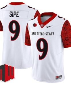 Alternative view of Brian Sipe Jersey #9 San Diego State Aztecs 2025 Limited Stitched