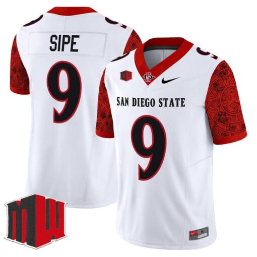 Brian Sipe Jersey #9 San Diego State Aztecs 2025 Limited Stitched - Image 2