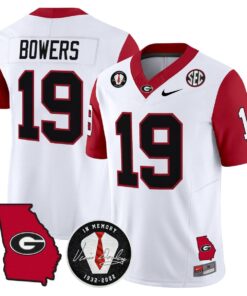 Alternative view of Brock Bowers Jersey #19 Georgia Bulldogs 2025 Limited Stitched