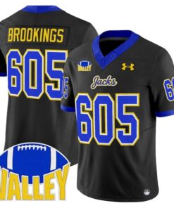 Brookings Jersey #605 South Dakota State Jackrabbits 2025 Stitched