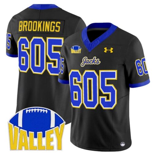 Brookings Jersey #605 South Dakota State Jackrabbits 2025 Stitched