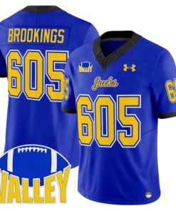 Brookings Jersey 605 South Dakota State Jackrabbits 2025 Stitched Blue b146dcfd 948b 481c bd7c ddbfa98f7702