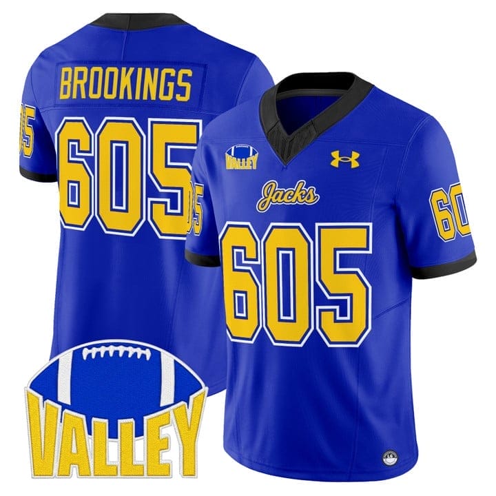 Brookings Jersey #605 South Dakota State Jackrabbits 2025 Stitched 4 Brookings Jersey #605 South Dakota State Jackrabbits 2025 Stitched - Image 4
